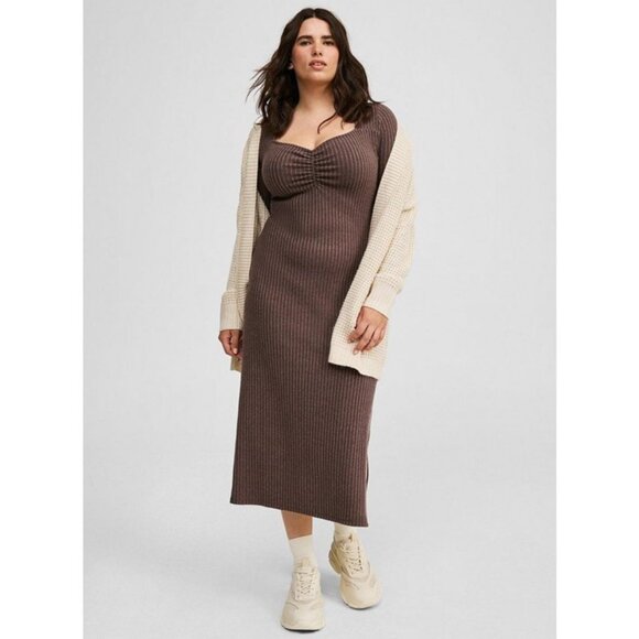 NWT Torrid Column Tea Length Dress - Picture 4 of 6